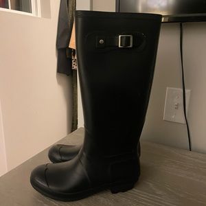 Black Womens Rain Boots